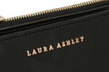 Gilbert pénztárca, Laura Ashley, 15x3x10 cm, öko bőr, fekete