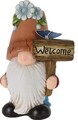 Gnome Napelemes kerti lámpa, 26.5x18.5x40 cm, magnézium oxid, színes