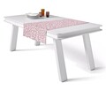 RNNR-003, Kitchen Love Asztali futó, 40x140 cm, poliészter, rózsaszín