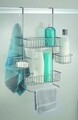 Függesztett rendszerező Metalo zuhanykabinhoz, iDesign, 27x21x58 cm, acél