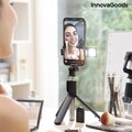 Tridiex InnovaGoods Kihúzható mobiltelefon állvány LED-del és távirányítóval, 18x14x27-71 cm