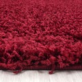 Shaggy Louis Border szőnyeg, Dekor, 80x150 cm, polipropilén, piros