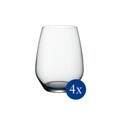 4 db-os pohár készlet, Villeroy & Boch, Colorful Life Cozy Grey, 420 ml, kristályüveg, szürke