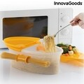 Pastrainest 4 az 1-ben Tésztafőző készülék mikrohullámú sütőben, InnovaGoods, kiegészítővel és tartóval