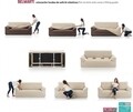 Belmarti Háromszemélyes rugalmas kanapéhuzat, Grecia, jacquard, bézs