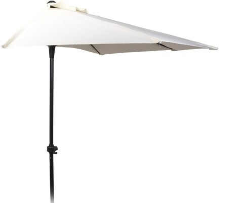 Esernyő félkör, Ø250 cm, poliészter, fehér