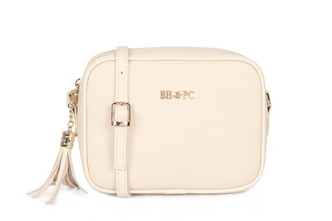 Geanta Beverly Hills Polo Club, 1103, piele ecologica, crem