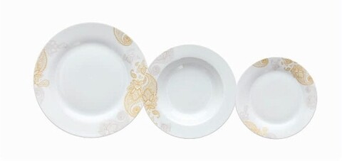 Tognana 18 darabos Étkészlet, Olimpia Ducale, porcelán, színes