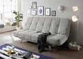 Kihúzható kanapé, Ikar Schlamm Grey, 98 x 102 x x 208 cm, PAL / fém / poliészter