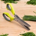 InnovaGoods 5 az 1-ben 5 az 1-ben többpengés konyhai olló, rozsdamentes acél / műanyag / gumi