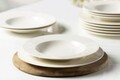 Asztali szett 12 darab, Vivo Villeroy & Boch, Basic White Starter, prémium porcelán, fehér