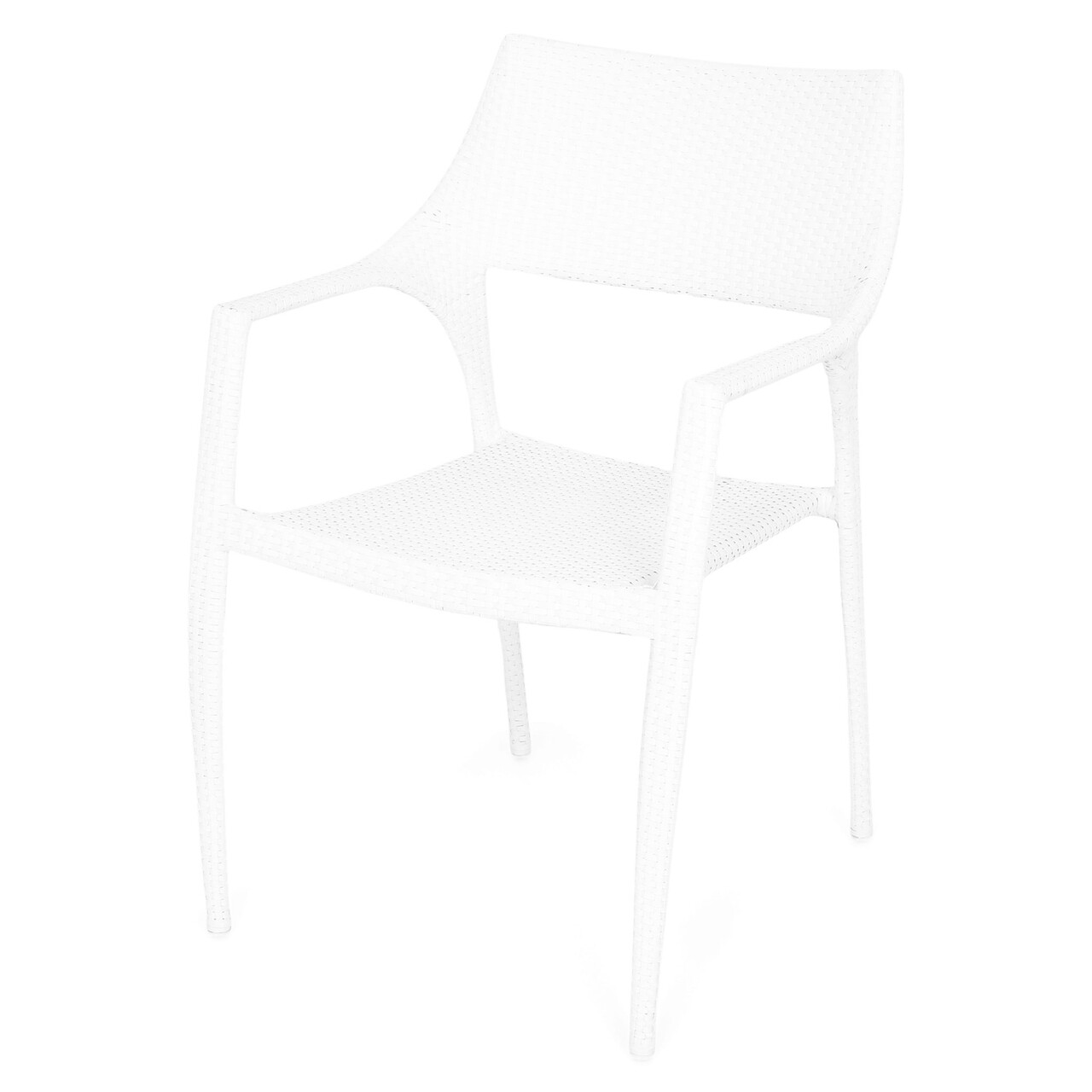 Golf Egymásra helyezhető szék, L.62 l.56 H.84.5 cm, fehér