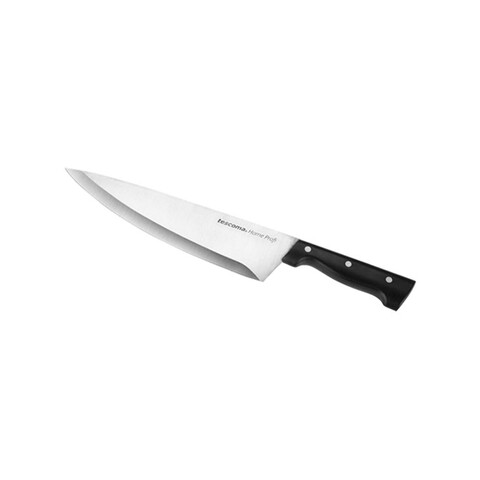 Home Profi szakács kés, Tescoma, 20 cm, rozsdamentes acél / műanyag, fekete