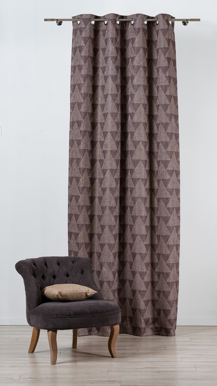 Barna függöny 130x260 cm Zatapa – Mendola Fabrics