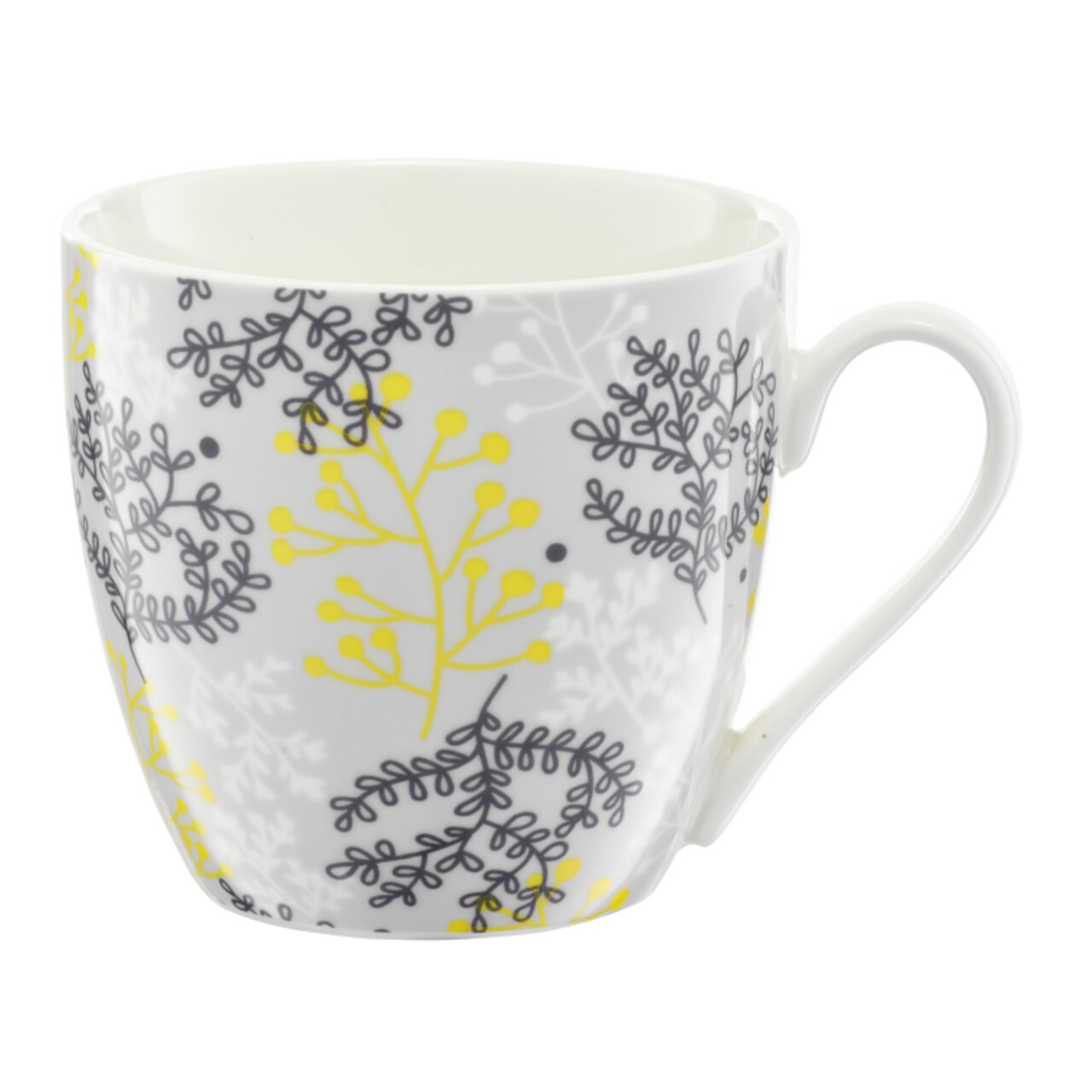 Nordic Virág mintás bögre, Ambition, 510 ml, porcelán