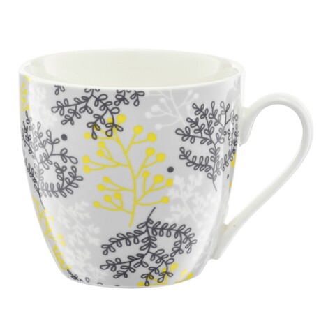 Nordic Virág mintás bögre, Ambition, 510 ml, porcelán