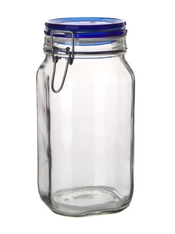 Fido Blue, Banquet Befőttesüveg fedővel,  üveg, 1,5 L