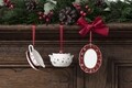 3 db Díszgömb, Villeroy & Boch, Toy's Delight Decoration Sideboard, 3 x 6 cm, prémium porcelán