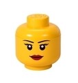 Girl S tároló doboz, LEGO, 200 ml, polipropilén, sárga