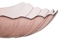 Shell Rosa Mély tál, Mauro Ferretti, Ø32x10 cm, újrahasznosított üveg
