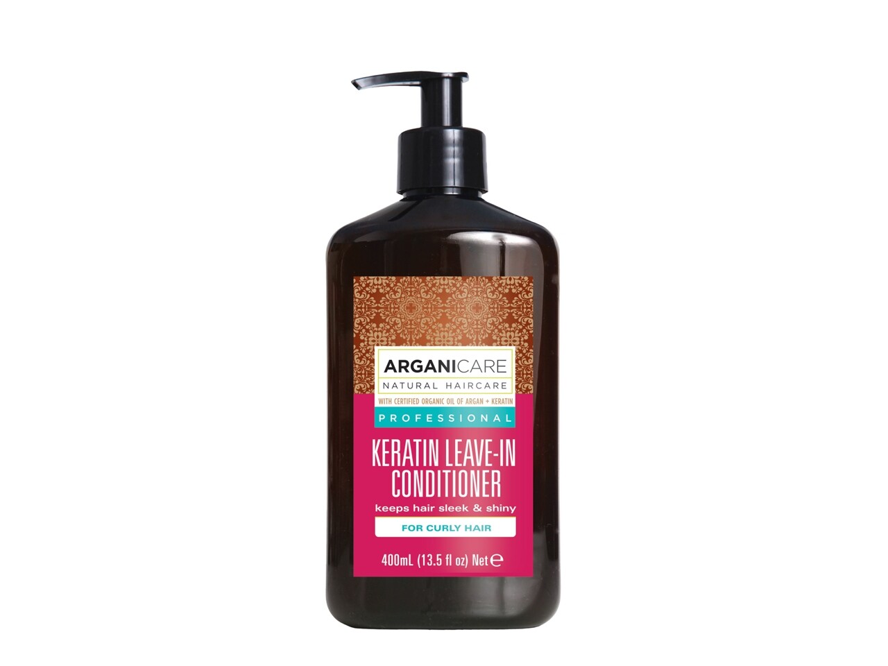 Keratin Göndör Hajbalzsam, Arganicare, öblítés Nélkül, 400 Ml