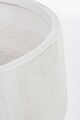 Modern 2 db Virágkaspó, Bizzotto, Ø37 x 61 cm, üvegszál/bükkfa, fehér