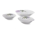 7 levendulás tál, Banquet, 15 x 4,2 cm / 22,5 x 6,7 cm, porcelán