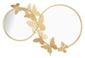 Farfalle Gold Fali tükör, Mauro Ferretti, 81x52.5 cm, vas, aranyszín
