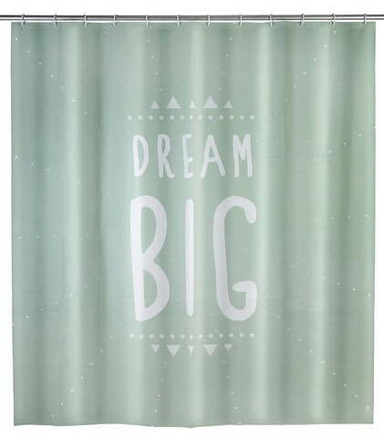 Dream Big zuhanyfüggöny, Weenko, 180x200 cm, 100% poliészter, többszínű