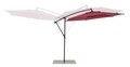 Tropea Terasz/kerti napernyő, Bizzotto, Ø 300 cm, oszlop Ø 46-48 mm, acél/poliészter, bordópiros