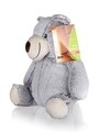 Bear, Banquet Ajtótámasz 15x15x28 cm, textil/homok