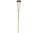 Napelemes lámpa Torch, 9x65, bambusz