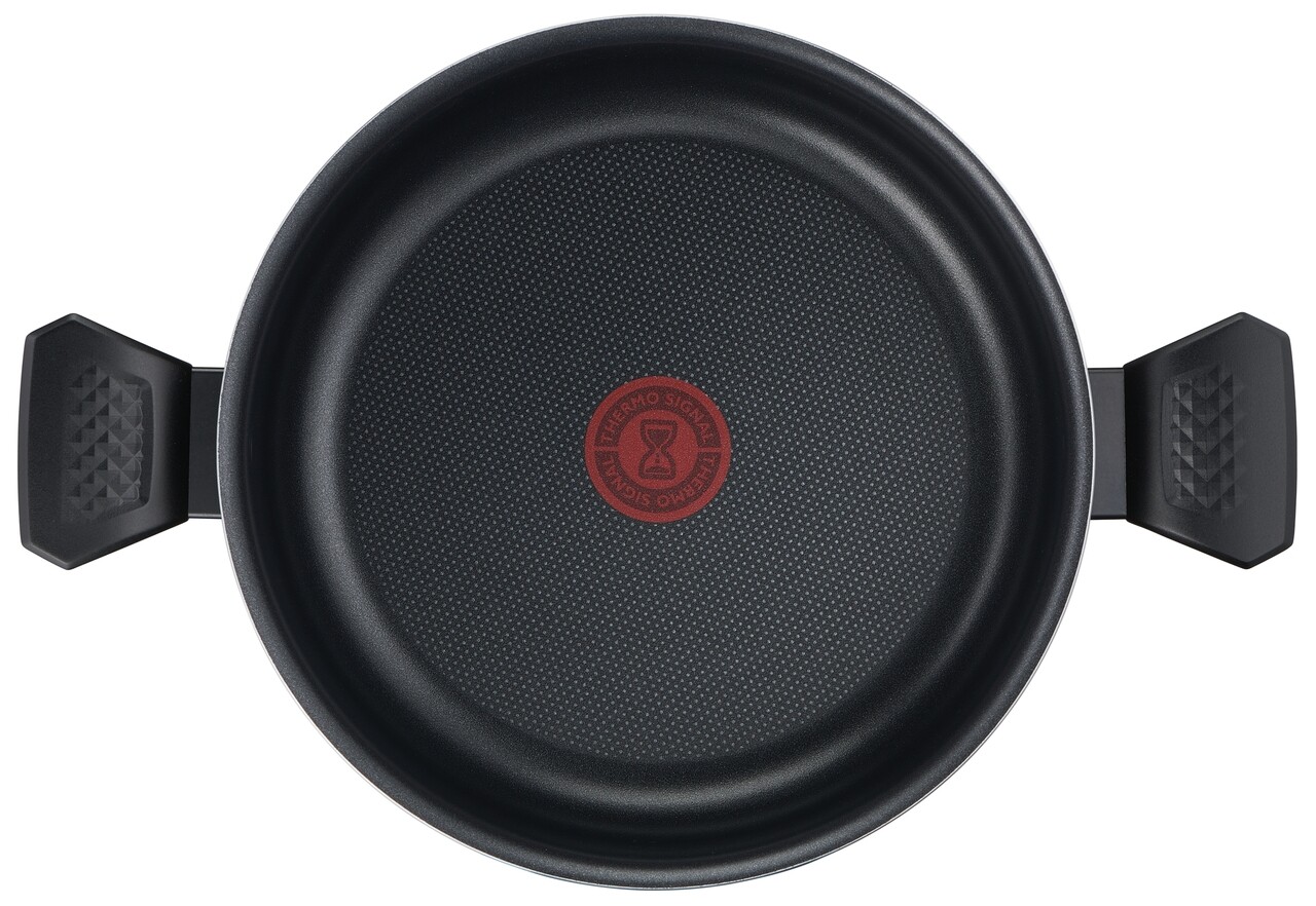 Fazék Fedővel, Tefal, Simply Clean, 24 Cm Ø, Alumínium/üveg