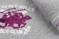 Beverly Hills Polo Club 2 db Kéztörlő szett, 401 - Grey, 50x90 cm, 100% pamut, szürke