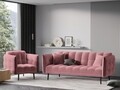 Canna Fotel, Mazzini Sofas, 90x100x88 cm, bársony, rózsaszín