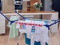 Összecsukható ruhaszárító, Pegasus 180 Solid Plus, Leifheit, 18 m szárítási kapacitás