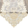 InArt Lace Asztali futó, Clarence, 40x100 cm, poliészter, krémszín