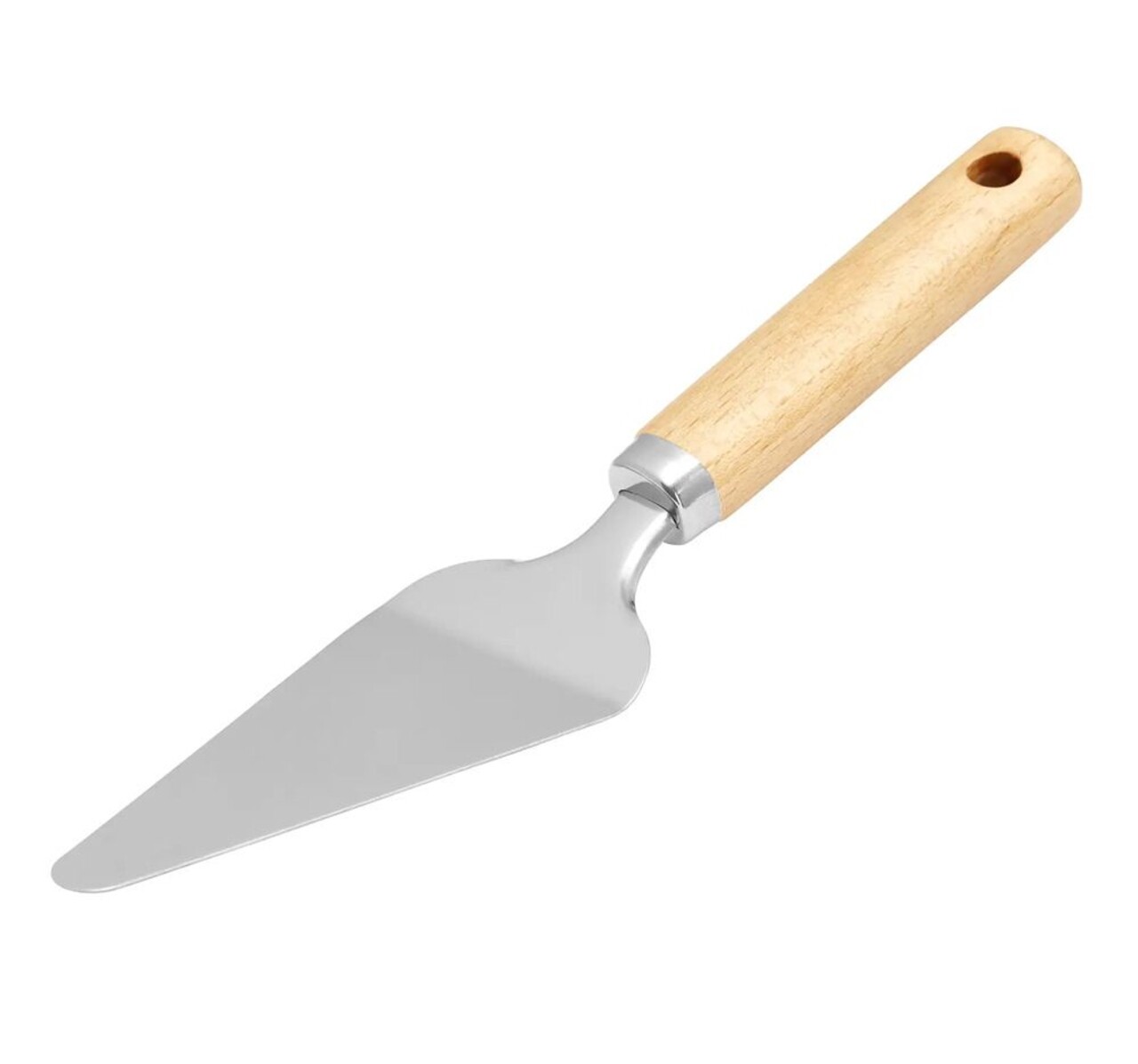 Natural Tortaszervírozó spatula, Ambition, 26.5 cm, acél, barna