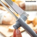 Kutway Kenyérvágó kés állítható vágásvezetővel, InnovaGoods, 34.6 cm, rozsdamentes acél