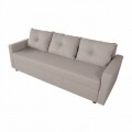 Firenze Lux Beige Kihúzható kanapé 218x85x85 cm + tárolóládával, bézs