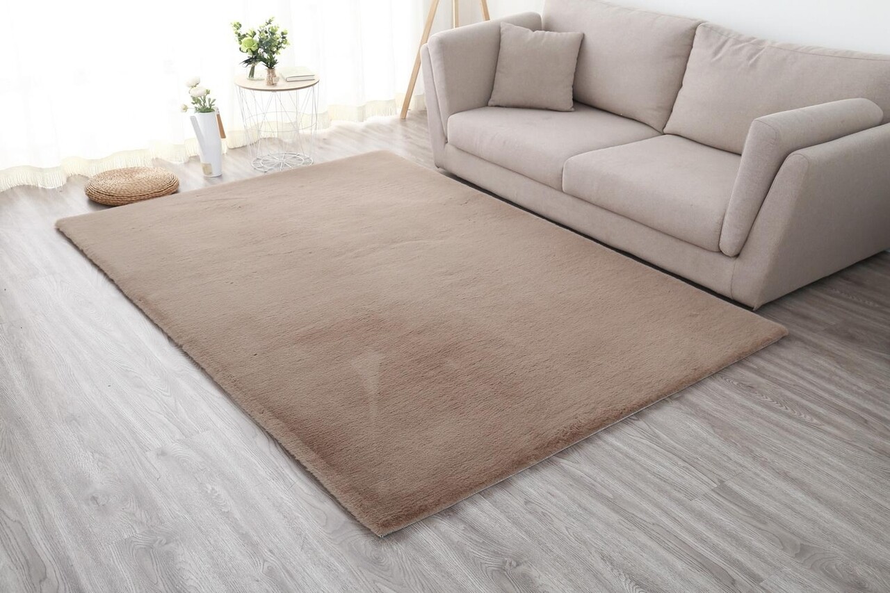 Shaggy soft szőnyeg, heinner, 200x300 cm, poliészter/pamut, barna