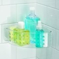 Saroktámasz Basic fürdőszobai kiegészítőkhöz, iDesign, 23x18x9 cm, tapadókorongokkal