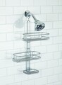 Linea Felfüggeszthető fürdőszobai rendszerező, iDesign, állítható, 27x11.5x56 cm, acél