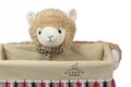 Kosár M Alpaca, Bedora, fűzfa/ textil, sokszínű