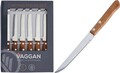 6 db Vaggan steakkés készlet, 21 cm, rozsdamentes acél