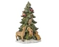 Tree snow díszítés, Decoris, 15x17x25 cm, poliészter, többszínű