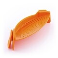 InnovaGoods Levehető szűrő tésztáknak, 22 x 6 x 8 cm, szilikon, narancssárga