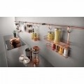 City Copper akasztórúd, Metaltex, 60 cm, műanyag / fém / polytherm burkolat, réz