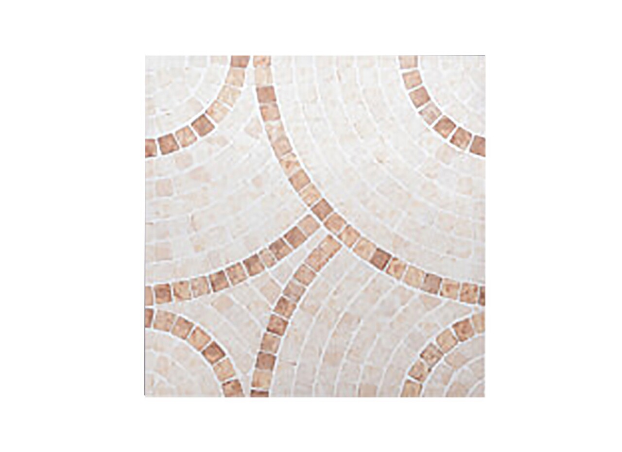 Circle Öntapadós matrica, 30x30 cm, 8 piese, polipropilén, barna