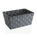 Large Tárolókosár, Versa, 30 x 20 x 15 cm, textil anyag, világosszürke
